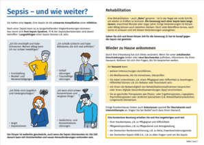 Flyer für Sepsis-Überlebende